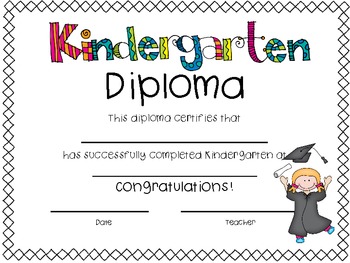 Elementary Diplomas by Melissa Shumway | TPT