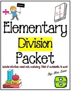 Preview of Elementary Division Packet (JAM-PACKED!)
