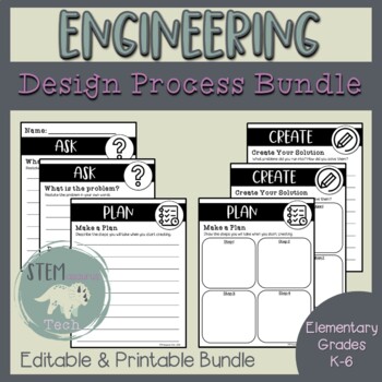 Preview of Elementary Engineering Design Process Bundle