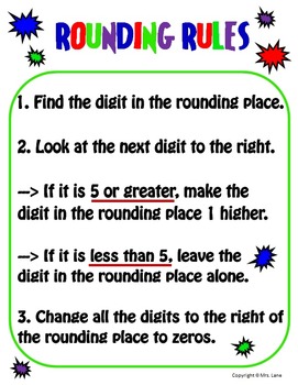 Elementary Estimation and Rounding Posters (Includes 9 Different Posters!)