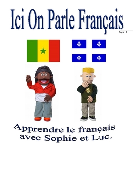 Preview of Elementary (FLES) Year-Long French Text (73 Pages)