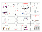 Elementary Fitness Puzzles! (or Modified PE)
