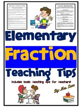 Preview of Elementary Fraction Teaching Tips