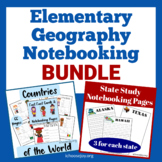 Elementary Geography Notebooking BUNDLE