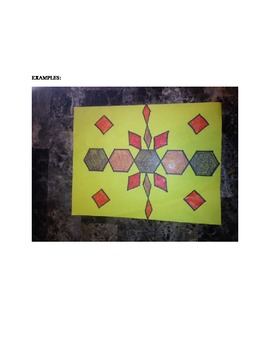 Preview of Elementary Geometry & Art Lesson Plan