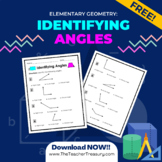 Elementary Geometry: Identifying Right, Obtuse and Acute Angles