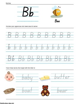 Elementary Handwriting Practice by Alyssa Davenport | TPT