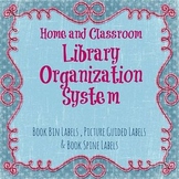 Elementary Home or Classroom Library Organization System