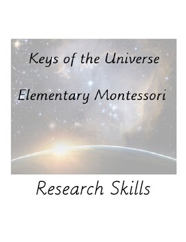 Preview of Elementary Introductory Research Skills - Montessori & More - Distance Learning