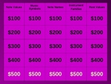 Elementary Jeopardy Round 1