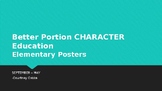 Elementary (K-5th) Christian Character Education Posters