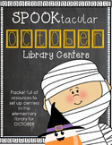 Elementary Library Centers Spooktacular October Themed