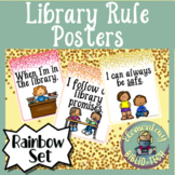 Elementary Library Rule Posters: Back to School