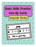Elementary Line-Up Cards (Sight Words, Math Facts, Fluency