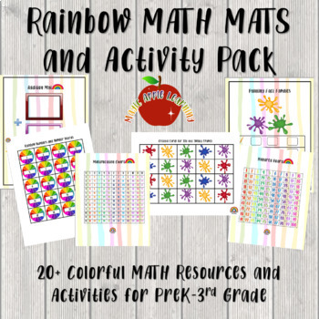 Preview of Elementary Math Activities | Resources | Rainbow Themed