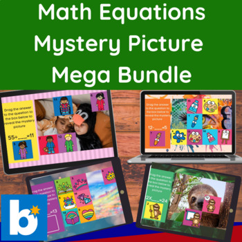 Preview of Elementary Math- Basic Operations- Find the Missing Term-BUNDLE- 2nd-4th grade