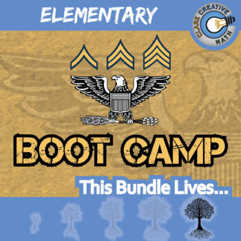 Preview of Elementary Math Boot Camp - Printable & Digital Practice Activities