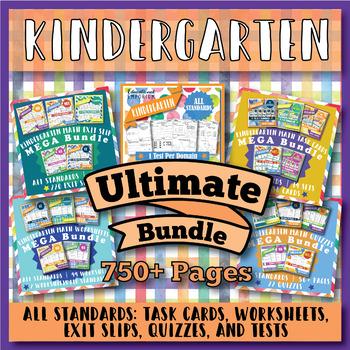 Preview of Elementary Math Curriculum K-3 Bundle ⭐ ALL Common Core Standards ⭐ Grades K-3