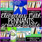 Elementary Math Pennant Activity Bundle