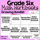 Elementary Math Workbook GROWING Bundle | Full Year Grade 