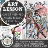 Elementary, Middle, High School Art Lesson: Cubist Collage