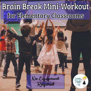Preview of Elementary Mini-Workout Brain Break Activity