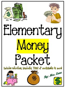 Preview of Elementary Money Packet (SUPER JAM-PACKED!)