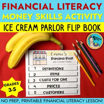 Preview of Elementary Money Skills Flip Book