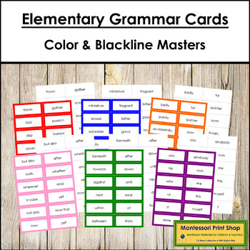 Preview of Elementary Montessori Grammar Bundle
