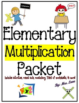 Preview of Elementary Multiplication Packet (SUPER JAM-PACKED!)