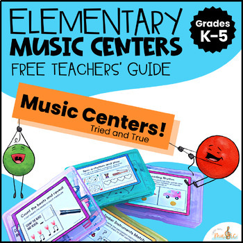 Preview of Elementary Music Centers / Simple Steps to Set Up Learning Centers Successfully