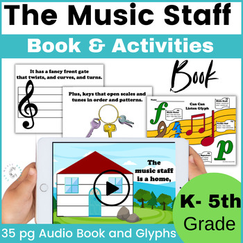 Preview of Elementary Music Theory End of the Year Performance Staff Symbols Worksheets