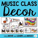 Elementary Music Classroom Decor: Symbols, Rules, Standards, Notes, Terms, I Can