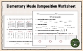Elementary Music Composition Activity: 4-Bar w/ Basic Elem