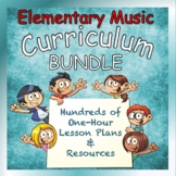 Elementary Music Curriculum Bundle: Lesson Plans for a Year
