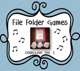 Elementary Music File Folder Games: Collection No. 1