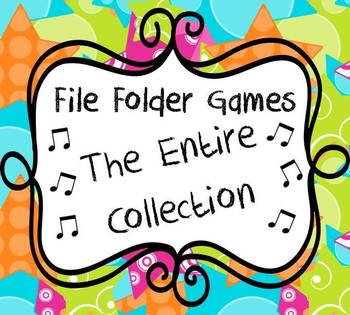 Preview of Elementary Music File Folder Games: The Entire Collection