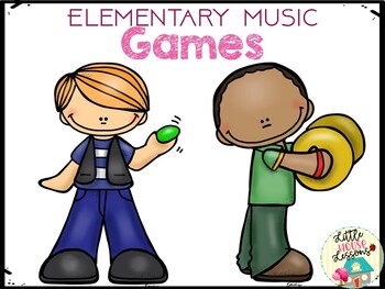 Elementary Music Games Collection by Little House Music Lessons | TpT