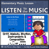 Elementary Music Lesson Back to School Orff Arrangement Li