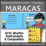 Elementary Music Lesson Maracas: Orff, Rhythm, Instruments
