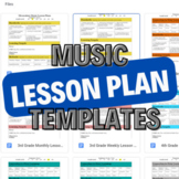 Elementary Music Lesson Plan Templates National Standards