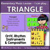 Elementary Music Lesson Triangle: Orff, Rhythm, Instrument