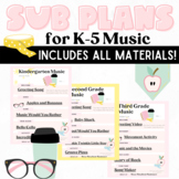 Elementary Music No Prep Sub Plans: Distance Learning Game
