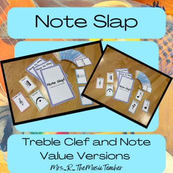 Preview of Elementary Music Note Slap! Bundle