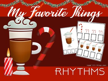 Preview of Elementary Music Rhythm Charts   |   Winter Theme