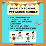 Elementary Music Room BACK TO SCHOOL Bundle! Treble Tree Music