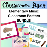 Elementary Music Room Posters Bundle!