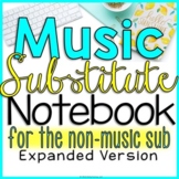 Elementary Music Sub Plans For Non Music Subs EXPANDED (Th