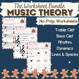 Elementary Music Theory Worksheet Bundle (General Music)