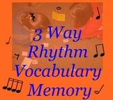 Elementary Music Three Way Rhythm Memory